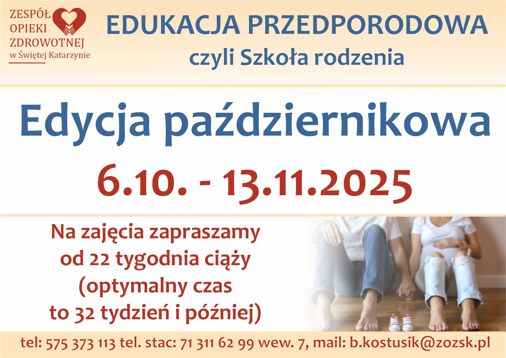 Edukacja przedporodowa - Szkoła Rodzenia 2024
